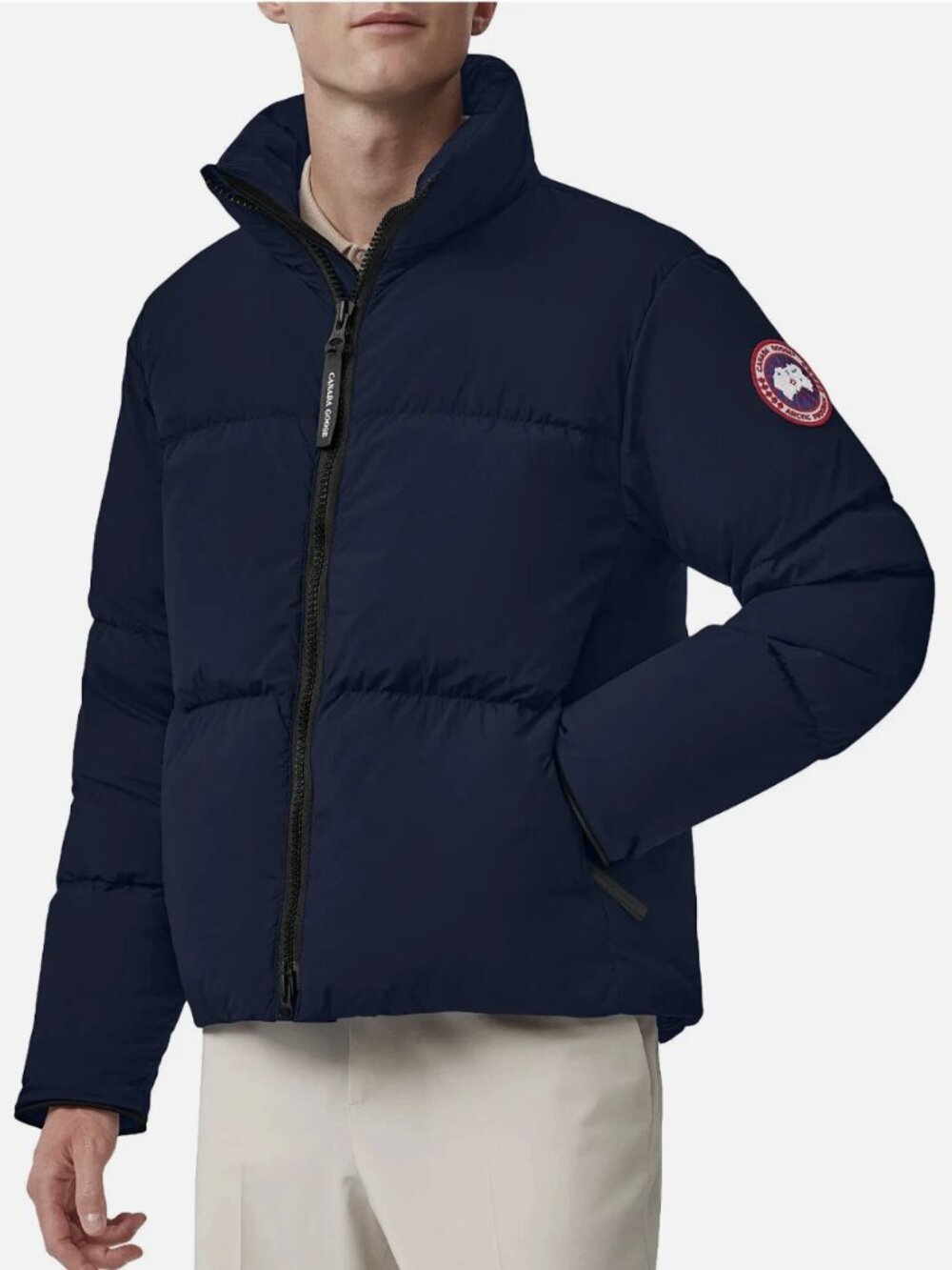 Authentic Canada Goose Men's Navy Puffer Jacket